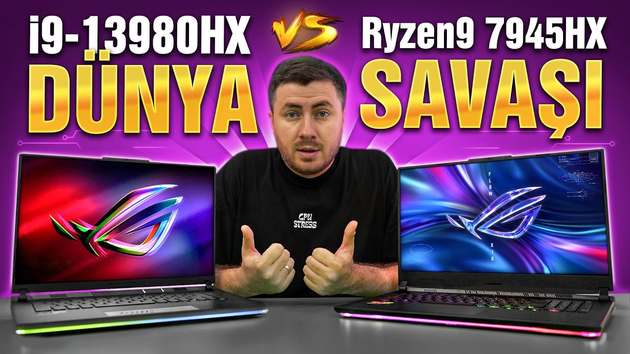 2023'ÜN EN İYİ LAPTOP İŞLEMCİSİ HANGİSİ? - AMD Ryzen 9 7945HX vs Intel i9-13980HX