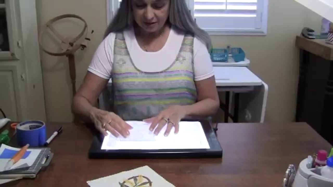 Transfering Embroidery Lines