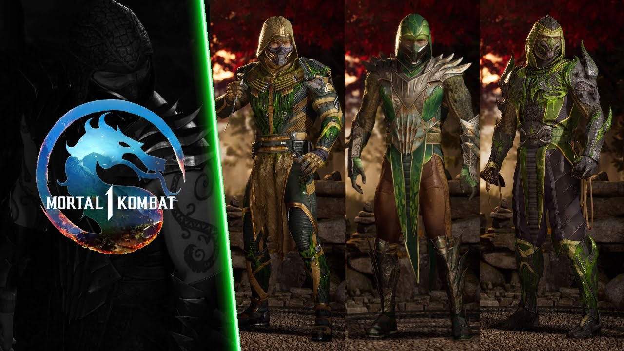 Mortal Kombat 1 - All Legendary Skins Season of The Reptile