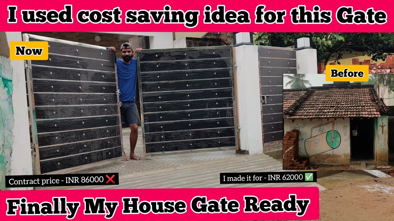 My House Gate Work | I used cost saving idea for this Gate