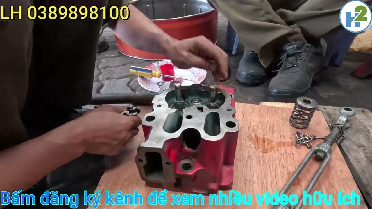 Ráp động cơ 8 máy, 420 mã lực như thế nào. LH 0389898100