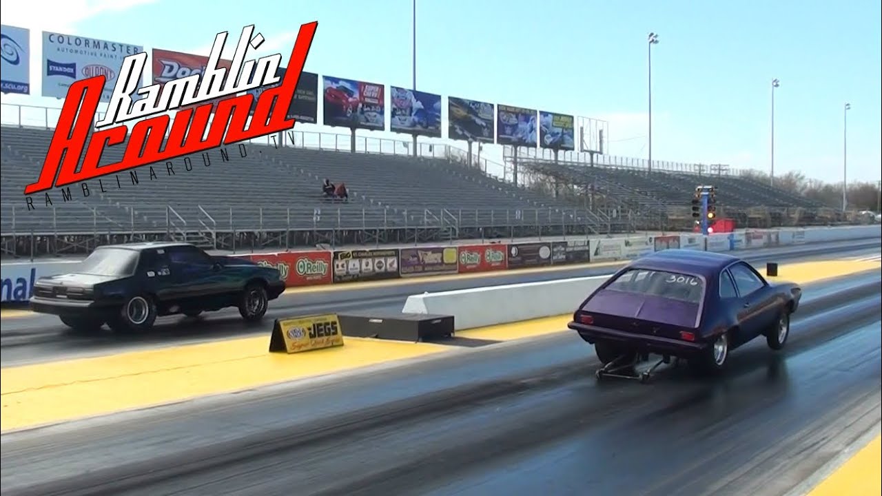 Ford Pinto Vs Mustang Notchback Fox Body Quarter Mile Drag Race
