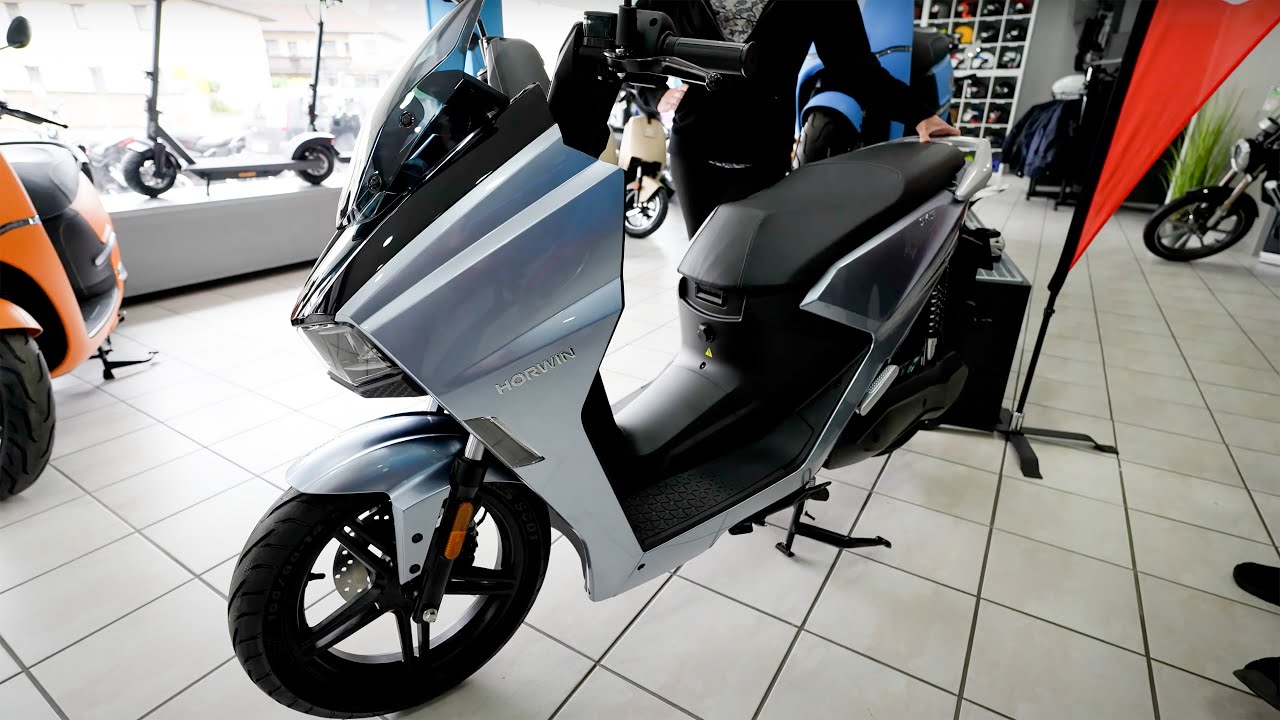 E-Roller in Racing Optik: Bis 90km/h. Horwin SK3. Review 2023