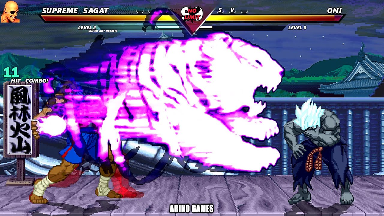 SUPREME SAGAT VS ONI AKUMA