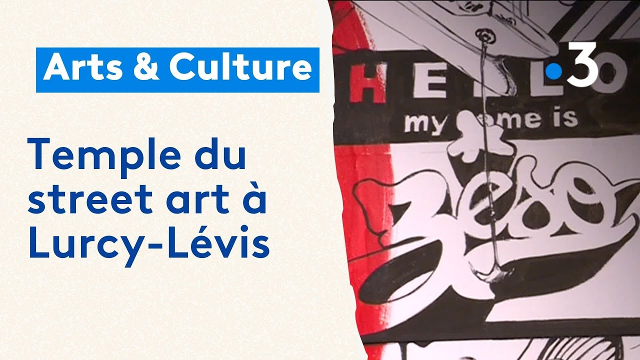 Les belles images du temple du street art &agrave; Lurcy-L&eacute;vis, dans l&rsquo;Allier