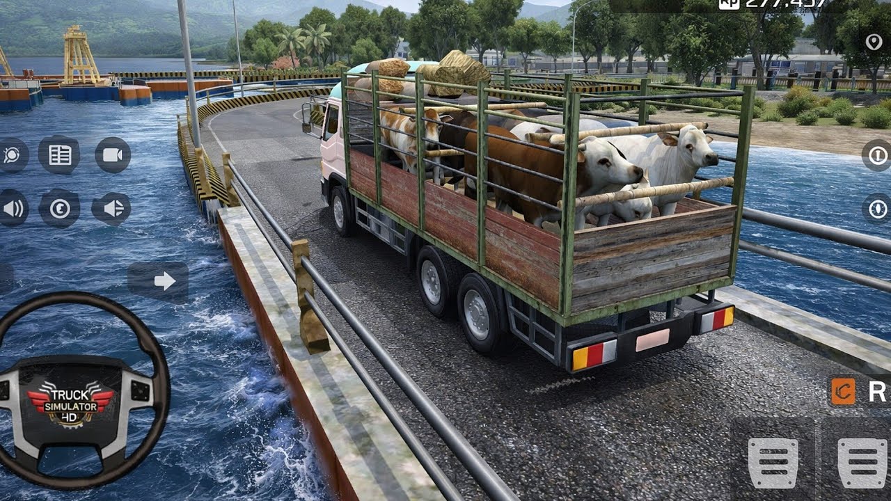 Truck 🚚 Simulator Indonesia | Frozen Food Delivery 😋 | Android/IOS Gameplay 