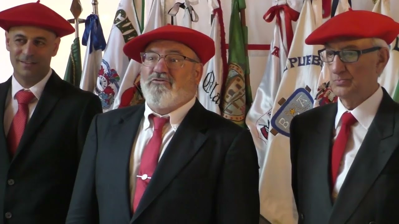 Entrega de munición y banderines en el casino de Irun I Alarde de Irun 2022