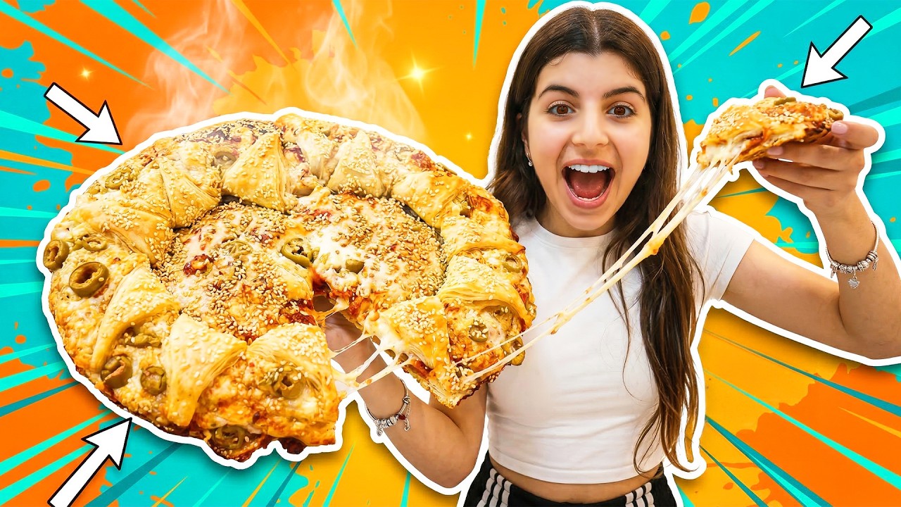 הכנתי מלאווח פיצה מטורף ב-5 דקות! 🍕🤤 (יותר טעים מפיצריה?!)