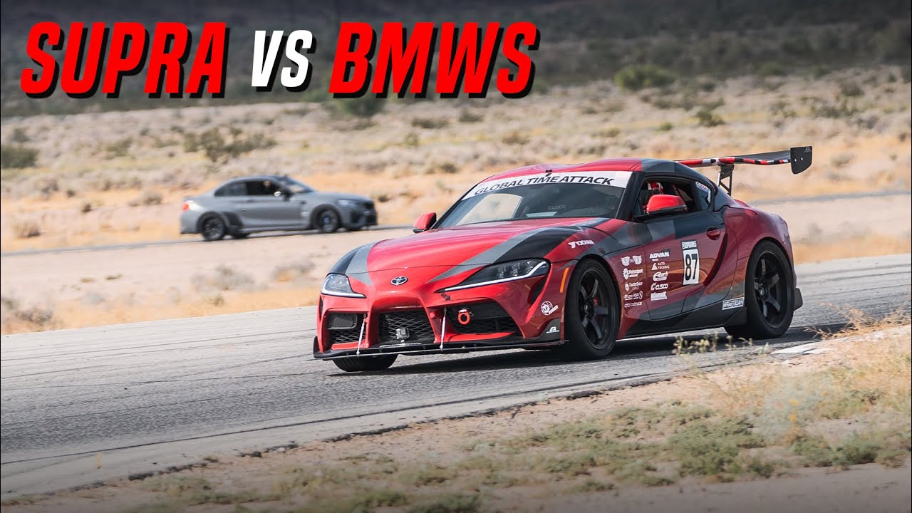 Supra vs BMWs + Understeering Off Track!