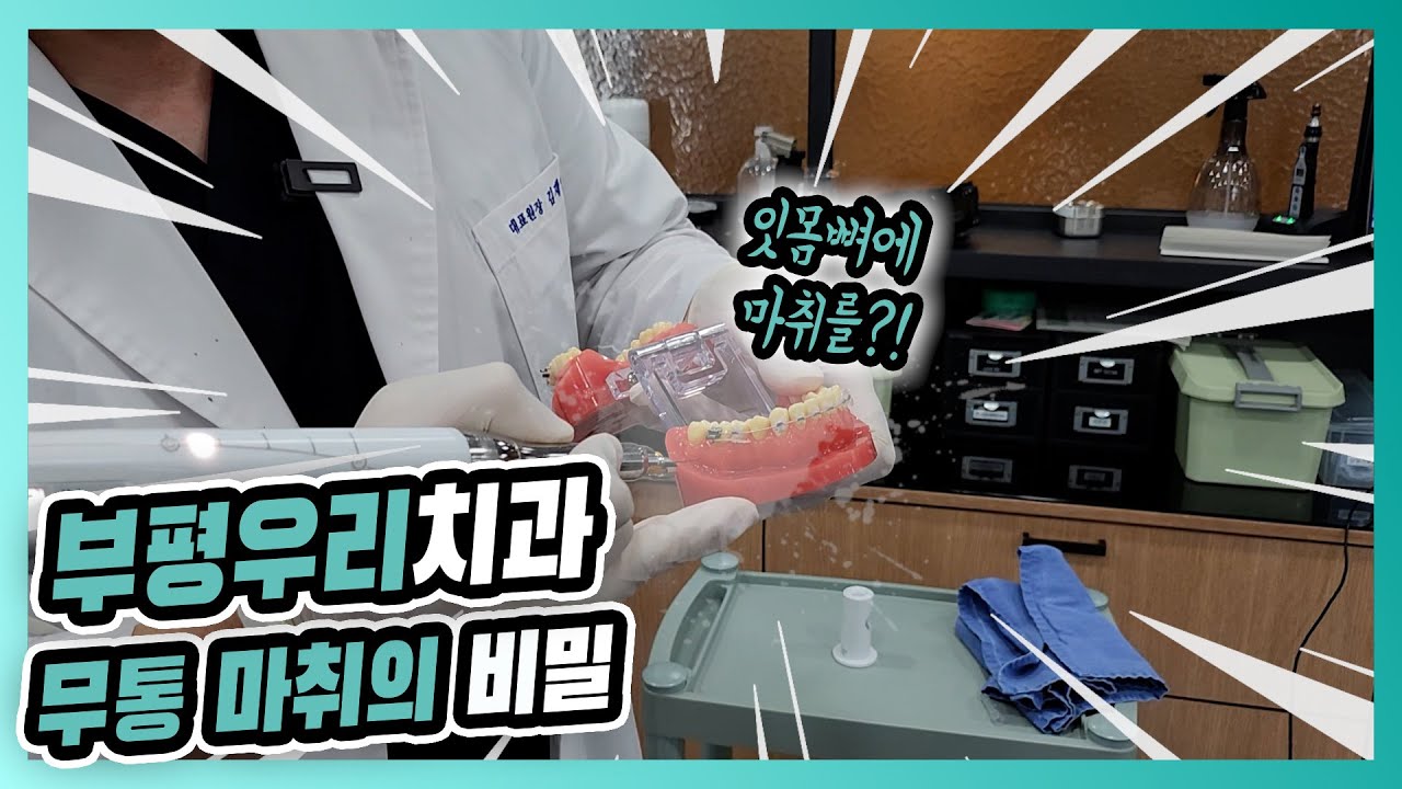 잇몸뼈에 마취를 한다고? 치과 무통 마취, 골수강내 마취 시연