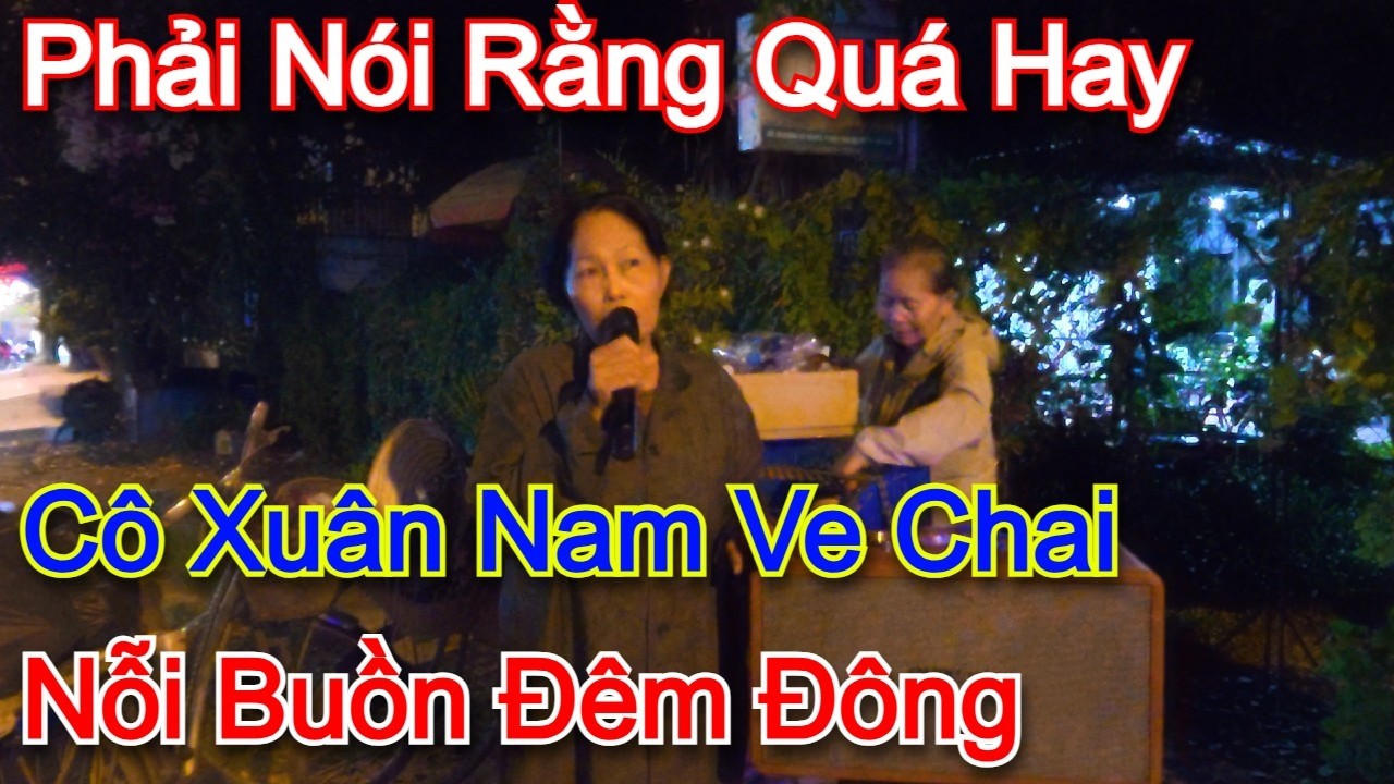 Nỗi buồn đêm đông l Bài hát Bolero kinh điển mà cô ấy hát quá hay l Cô Xuân Nam ve chai