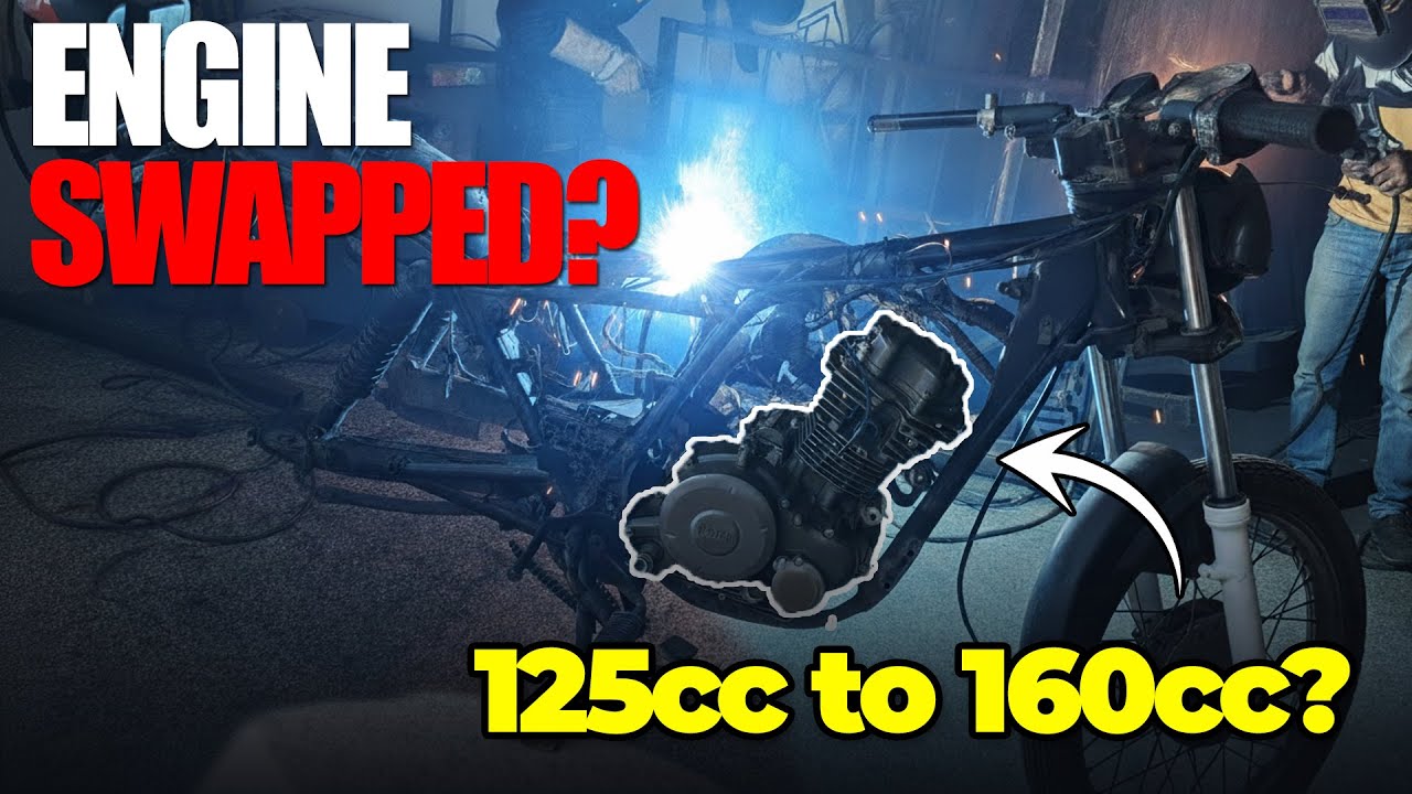 Двигатель Suzuki GS 125 x Yamaha FZ16 ЗАМЕНЕН 🔥
