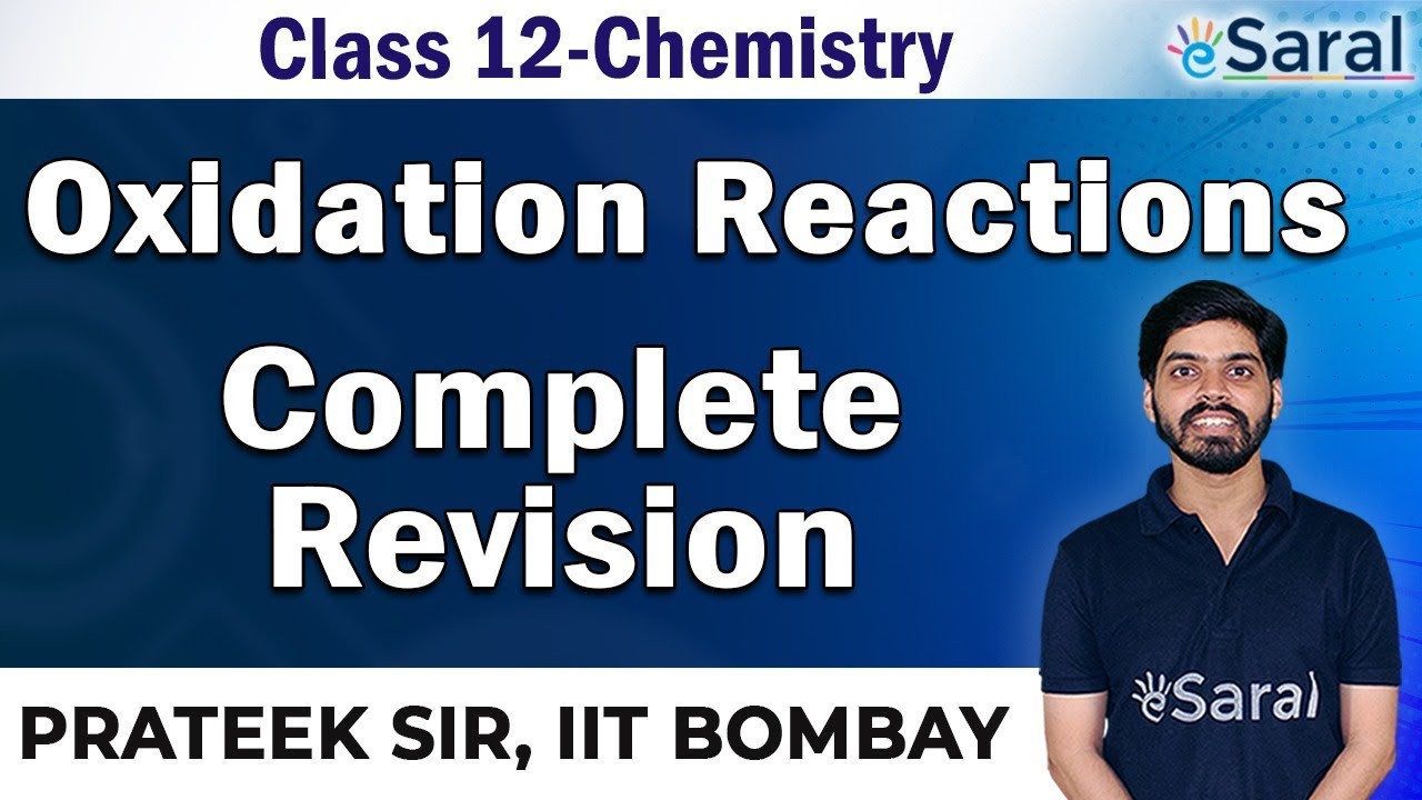 Oxidation Reaction Revision - Organic Chemistry Class 12, JEE, NEET
