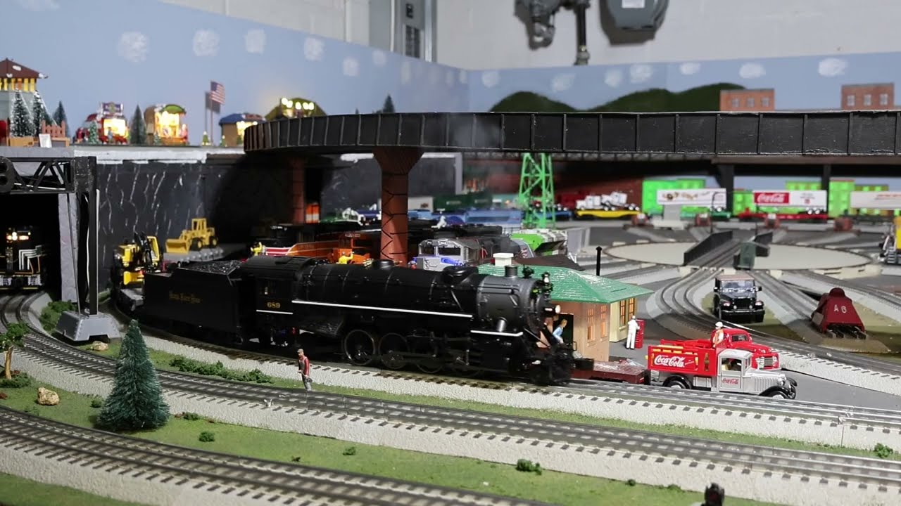 Video - 179 - Post war steam locomotive and two Lionel Legacy Engines