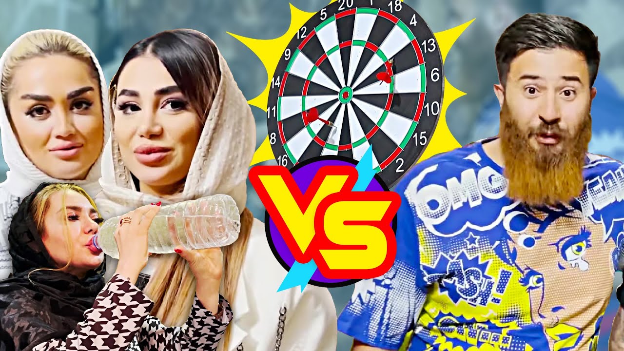 بازی دارت حامد تبریزی و پیمان و سالار با رویا و فرنوش و پگاه