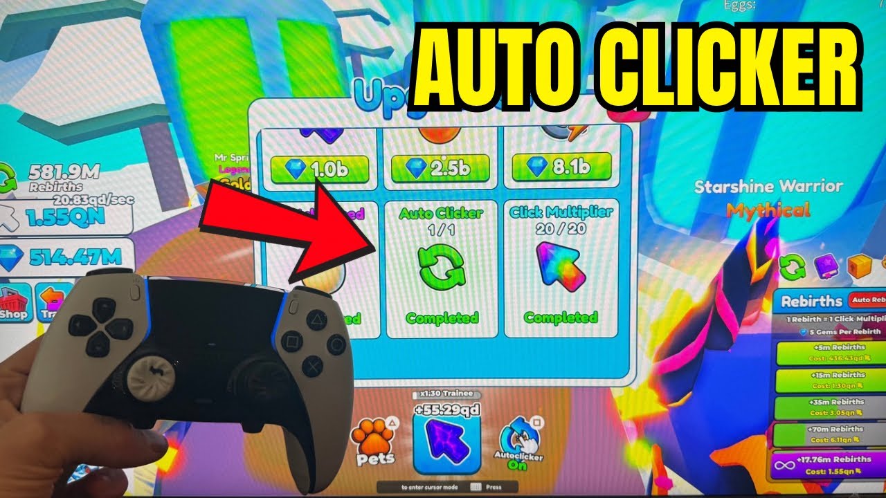 Roblox Tap Simulator: Как разблокировать и купить улучшение для автокликера! (PS4/PS5, Xbox и PC)