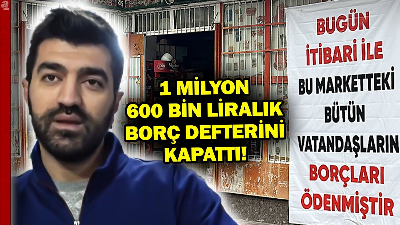 Gizemli Hayırsever Mahallenin Borcunu Ödedi... 1 Milyon 600 Bin Liralık Borç Defterini Kapattı!