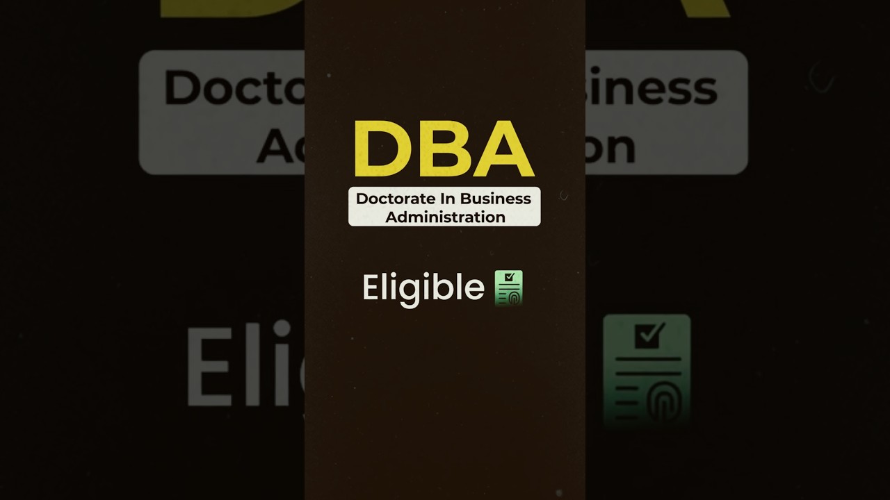 Is a Doctorate of Business Administration (DBA) REALLY Worth It? #phd