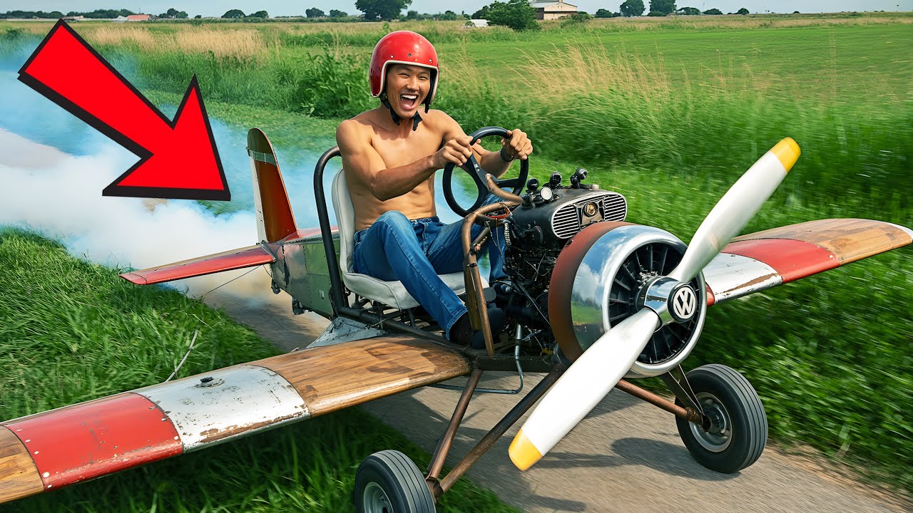 VOCÊ VOARIA EM UM AVIÃO FEITO NO QUINTAL DE CASA?