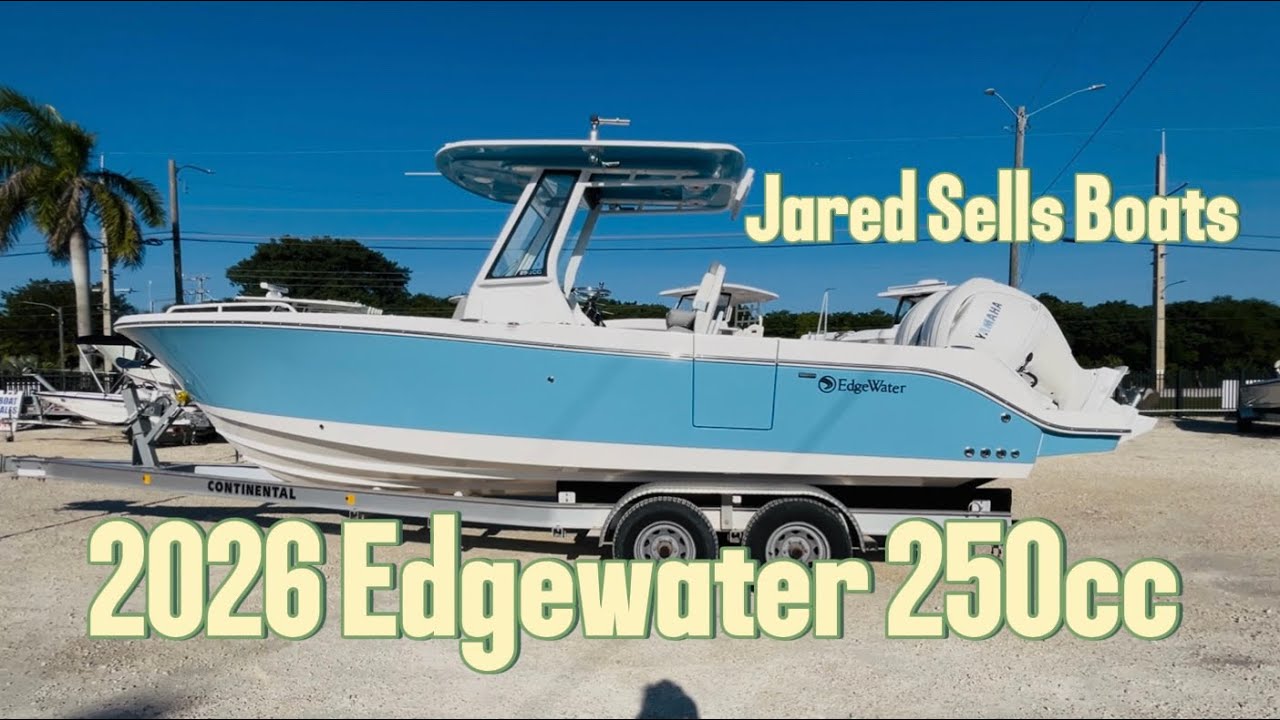 EdgeWater Boats 25&prime; Triple Threat Battle Wagon &mdash; совершенно новая модель с двигателем 250 куб. см...