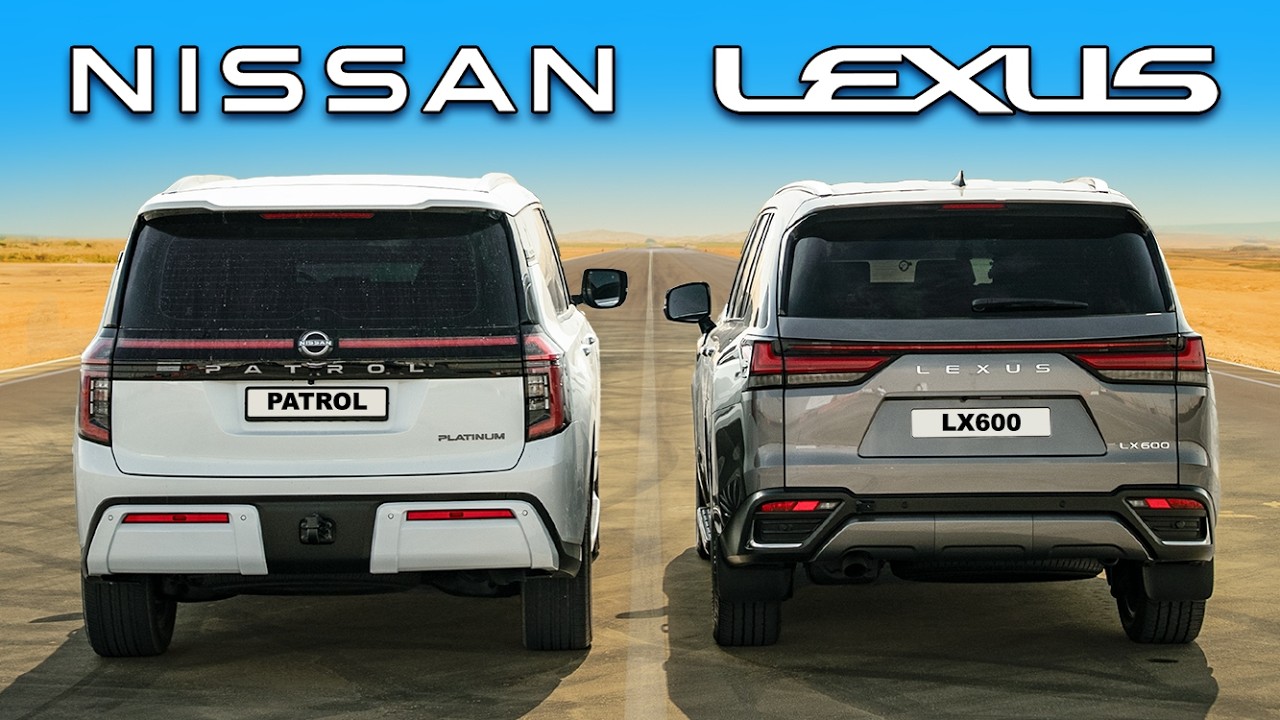 【ドラッグレース！】レクサス LX600 vs 日産 パトロール