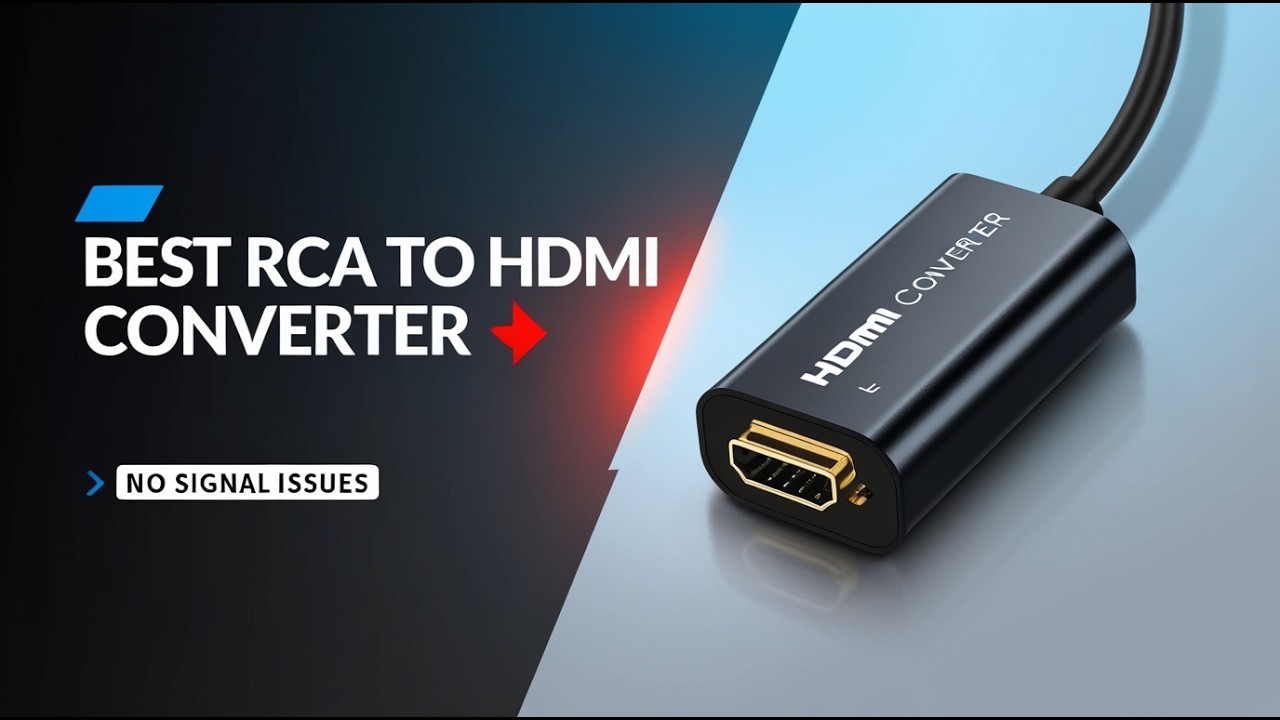 5 Best RCA to HDMI Converters Review | Old Devices on New TVs