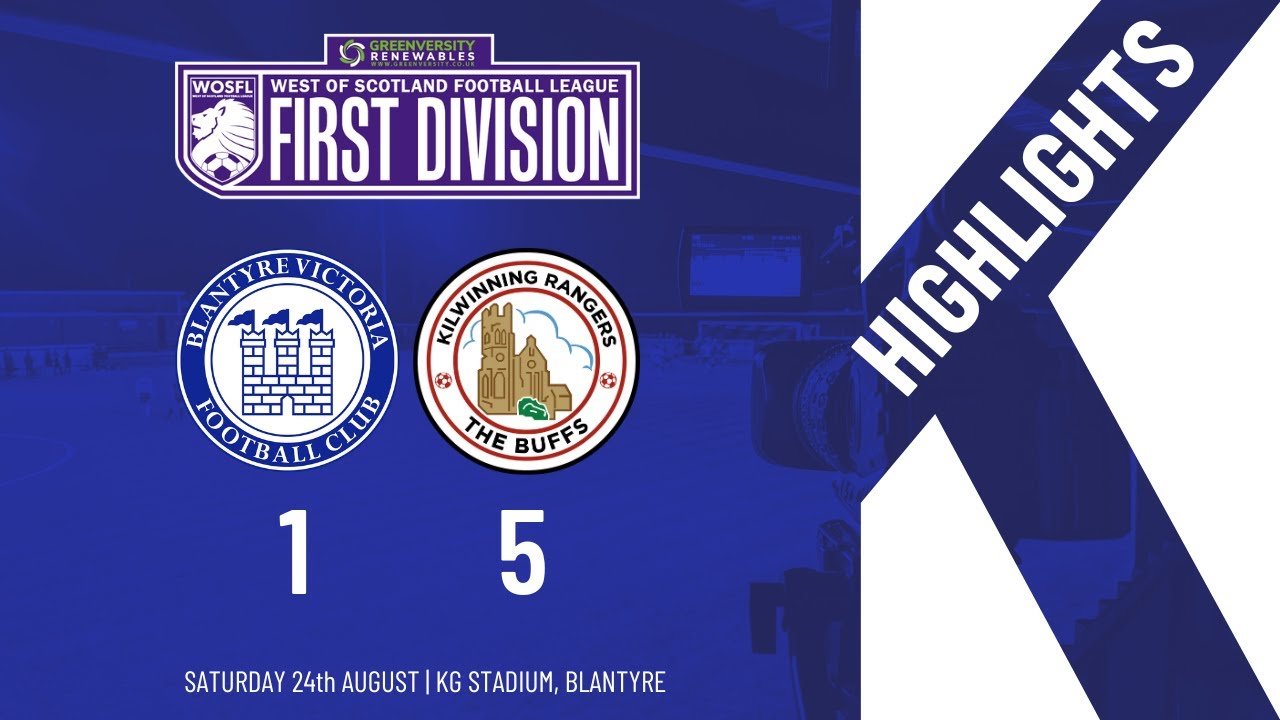 HIGHLIGHTS: Blantyre Vics 1-5 Kilwinning Rangers
