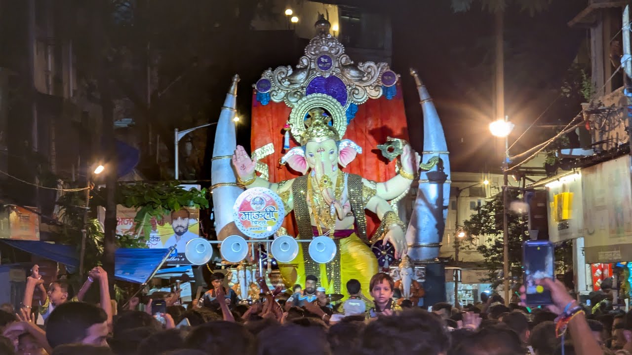 Dev Maza Umarkhadi cha Raja Aagman 2025 | देव माझा उमरखाडीचा राजा आगमन २०२५ | Mumbai Attractions