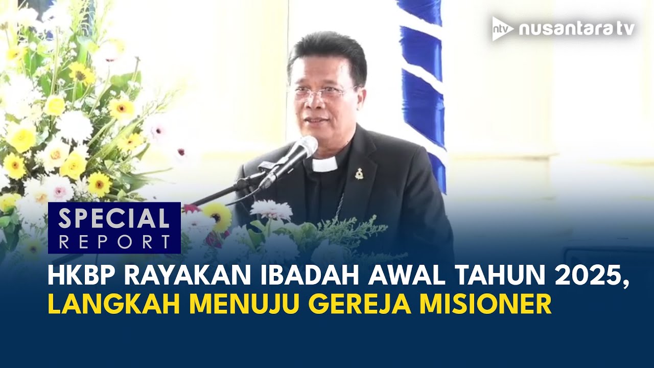 Pidato Ephorus HKBP Pendeta Victor Tinambunan dalam Transformasi HKBP 2025 | NTV