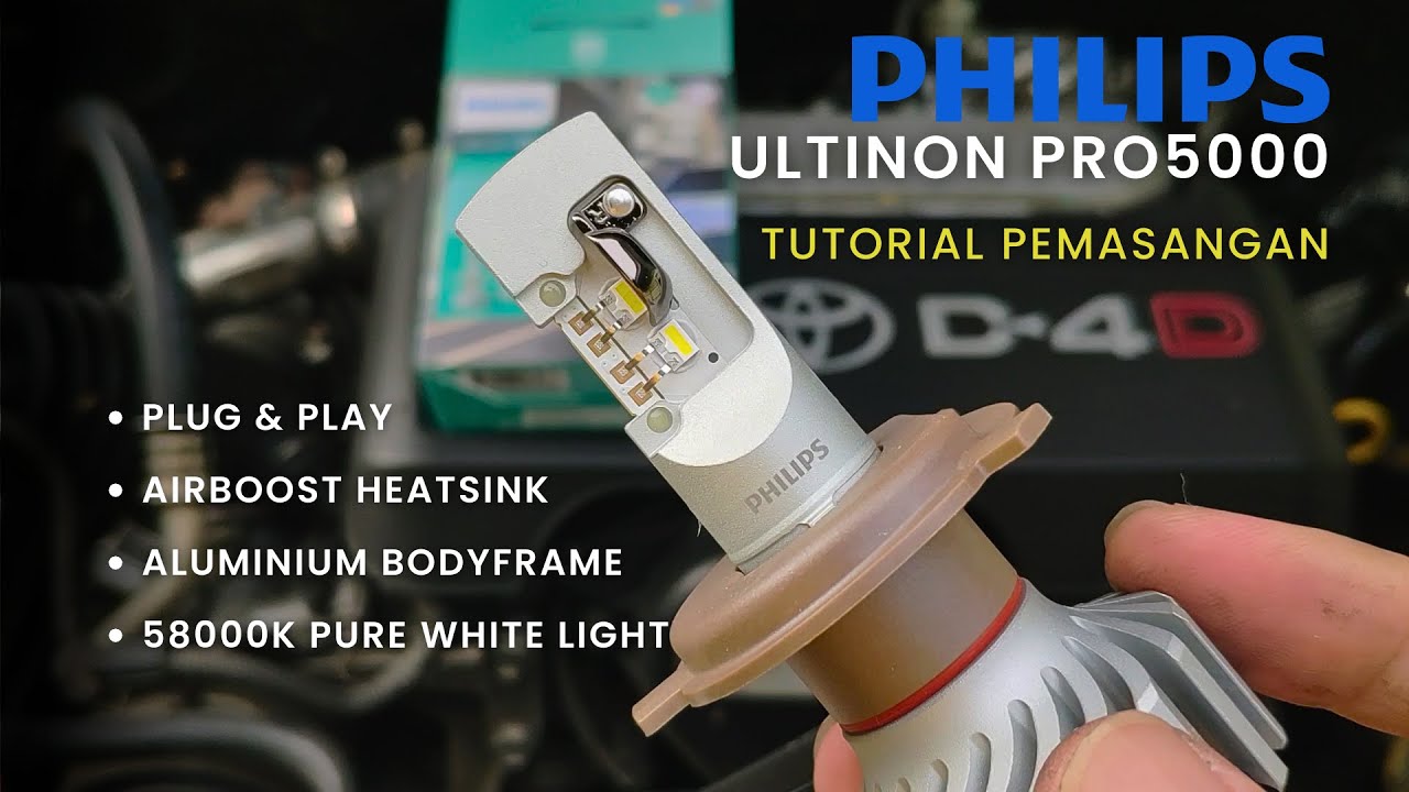 Philips Ultinon Pro5000 - Tutorial Pemasangan di Toyota Grand New Kijang Innova #ultinonpro5000