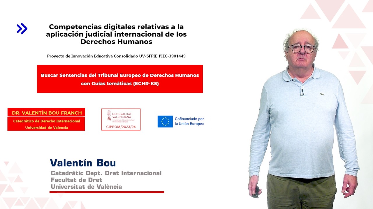 Buscar Sentencias del Tribunal Europeo de Derechos Humanos con las Guías Temáticas (ECHR-KS)