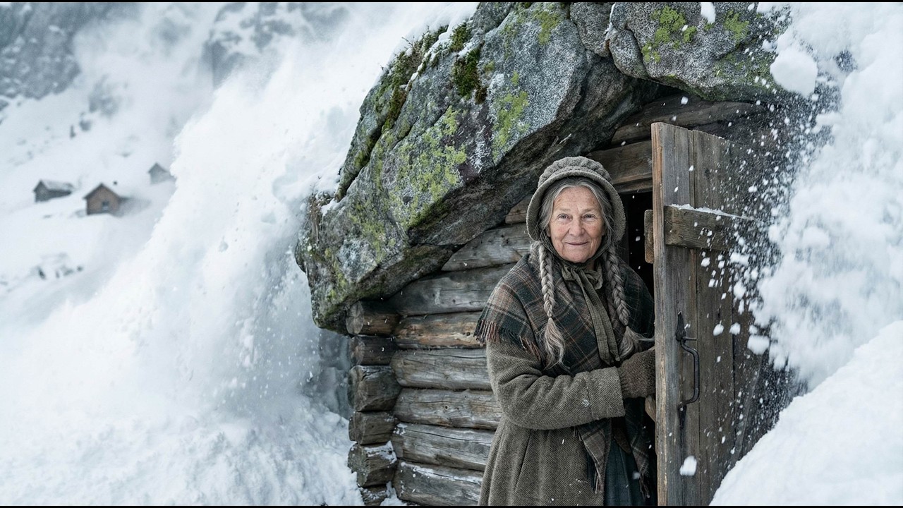 She Built a Cabin Beneath a Ridge—Until an Avalanche Hit and the Earth Shielded Her All Night
