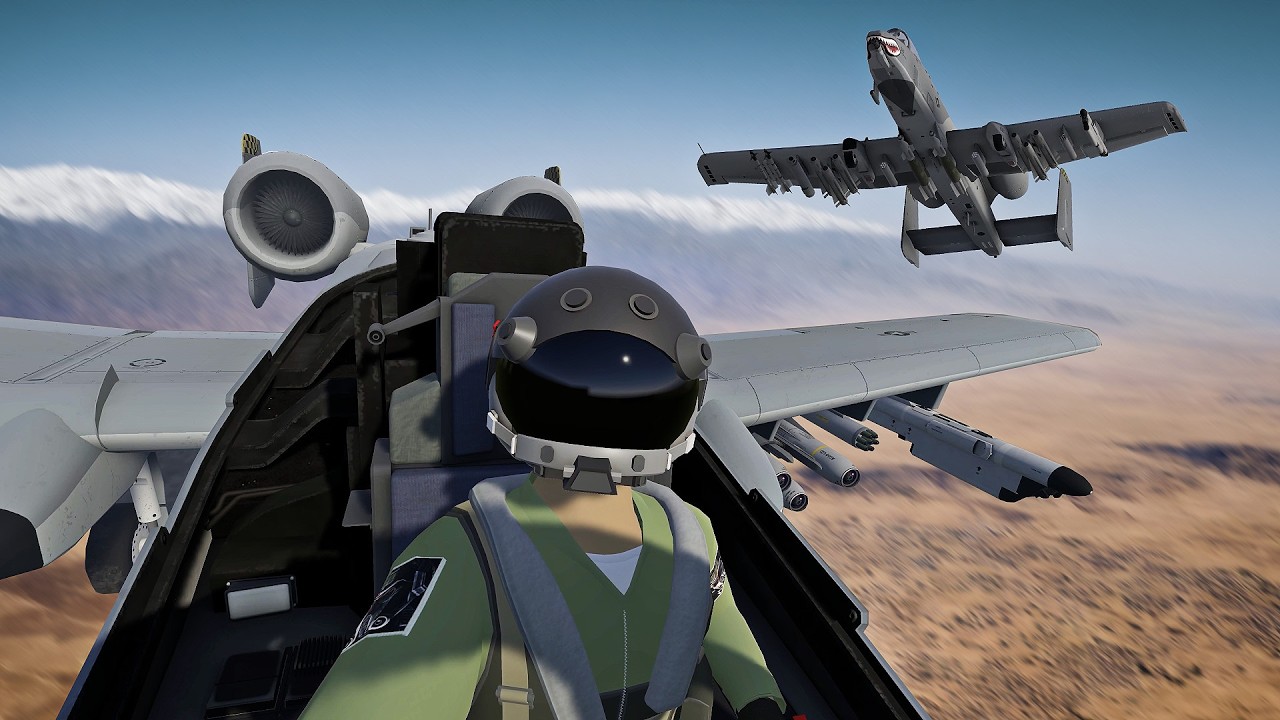 Flying The A-10 Warthog in VR Feels Illegal