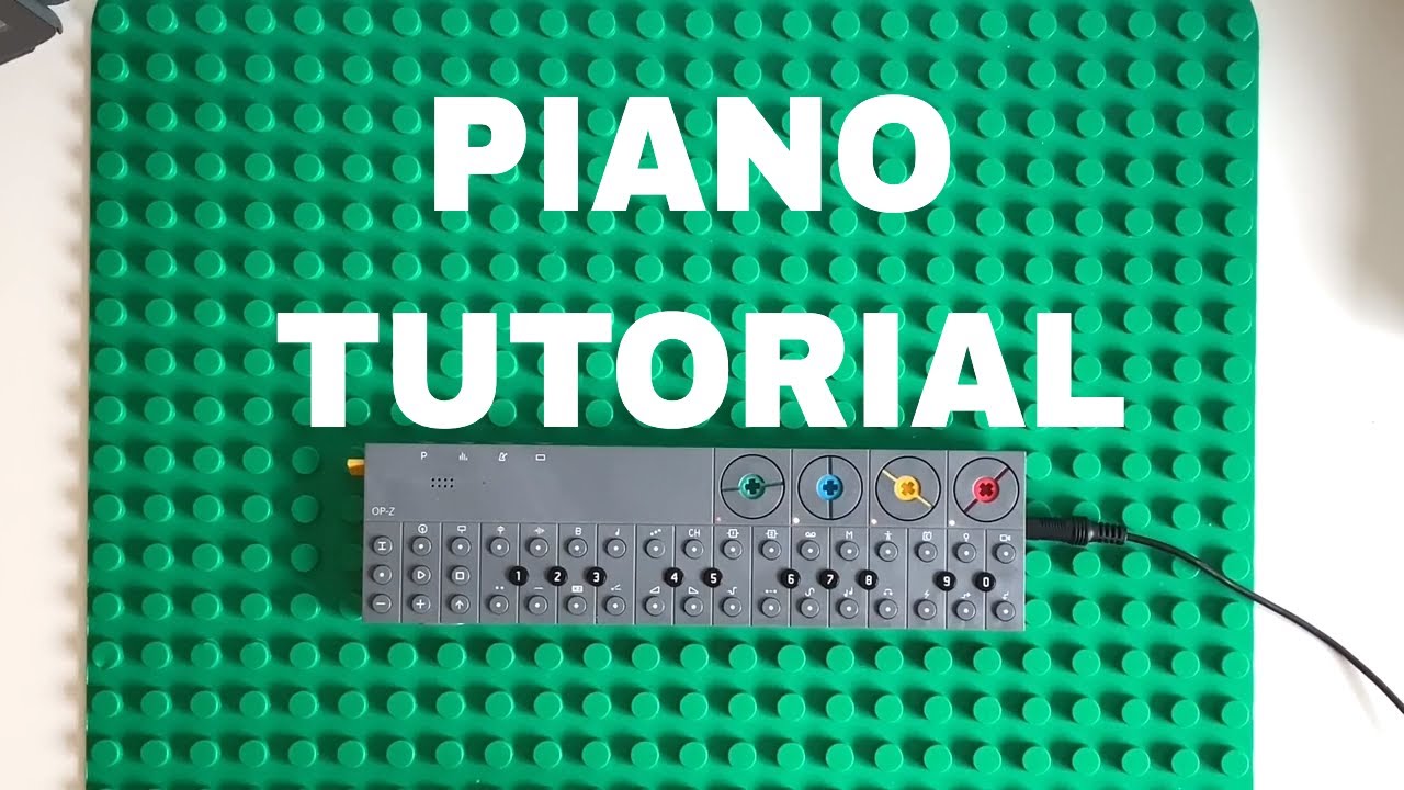 How to play piano on op-z - tutorial