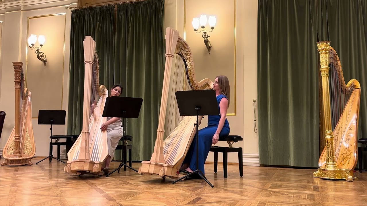 Pavel Trojan. Dancing Fantasy for two harps: Ivana Švestková, Veronika Lemishenko