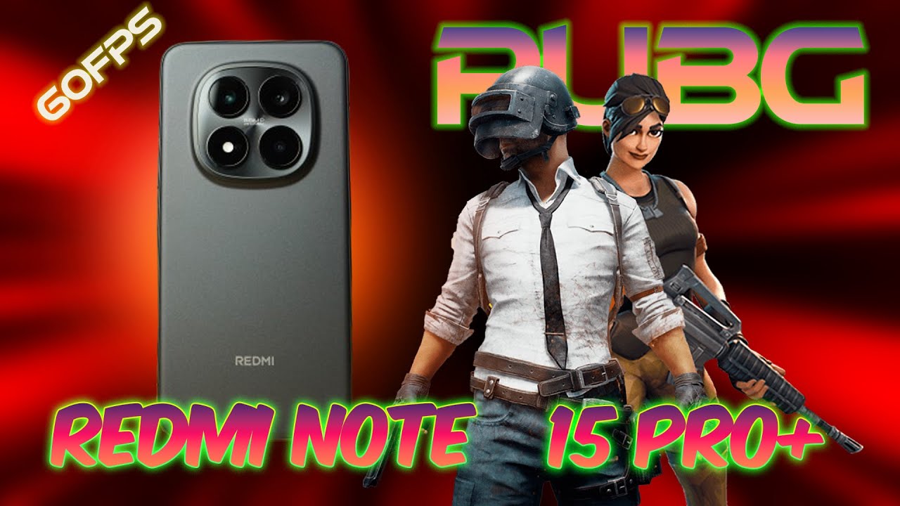 Redmi Note 15 Pro Plus 5G PUBG MOBILE Gameplay 60fps