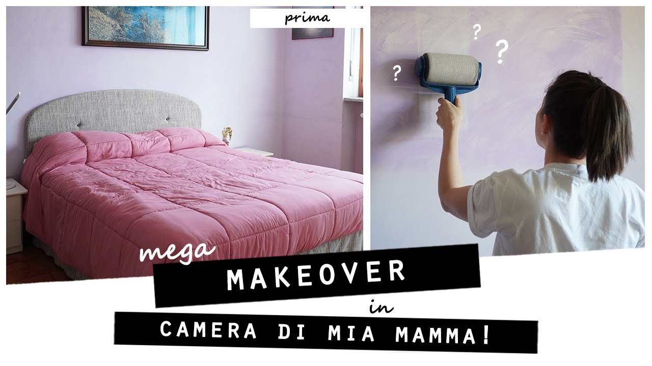 MEGA MAKEOVER (PARTE 1) della CAMERA DA LETTO di mia MAMMA! Da arredi anni '80 a STANZA  ACCOGLIENTE