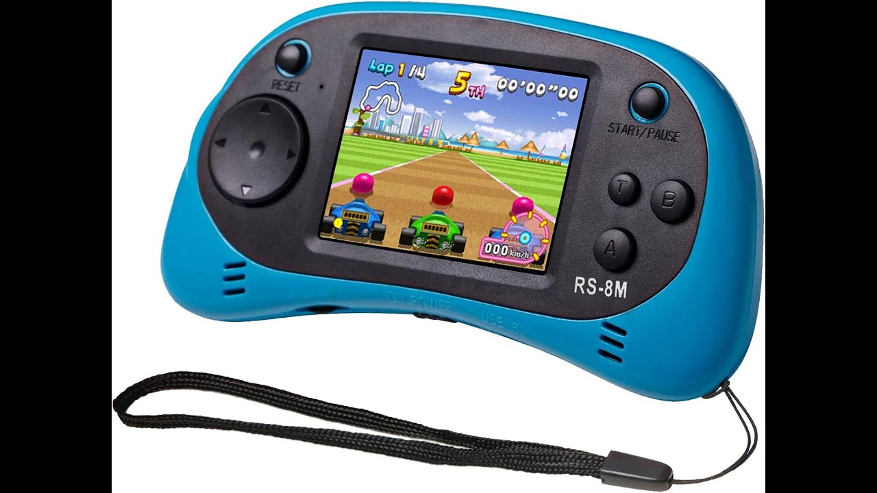 Blue EASEGMER RS-8M Handheld Game Player Review: 220 Retro Games for Kids
