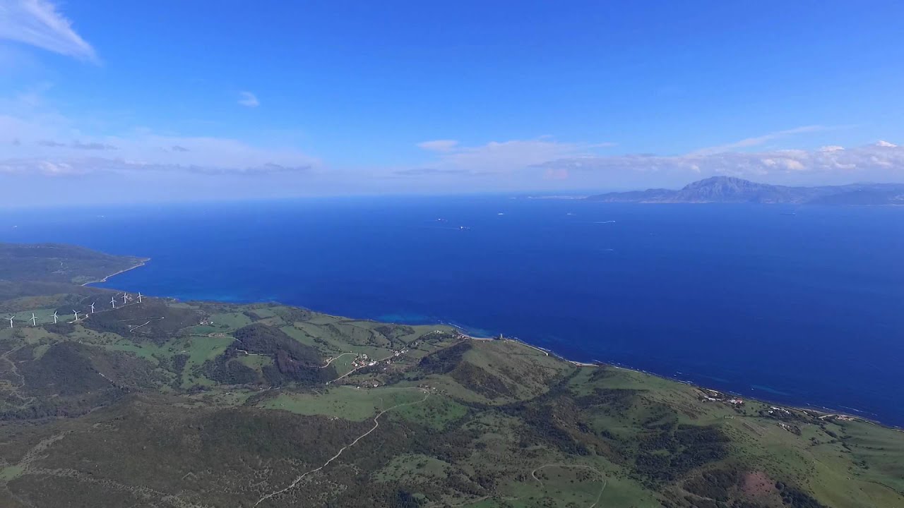 El estrecho de Gibraltar desde un drone