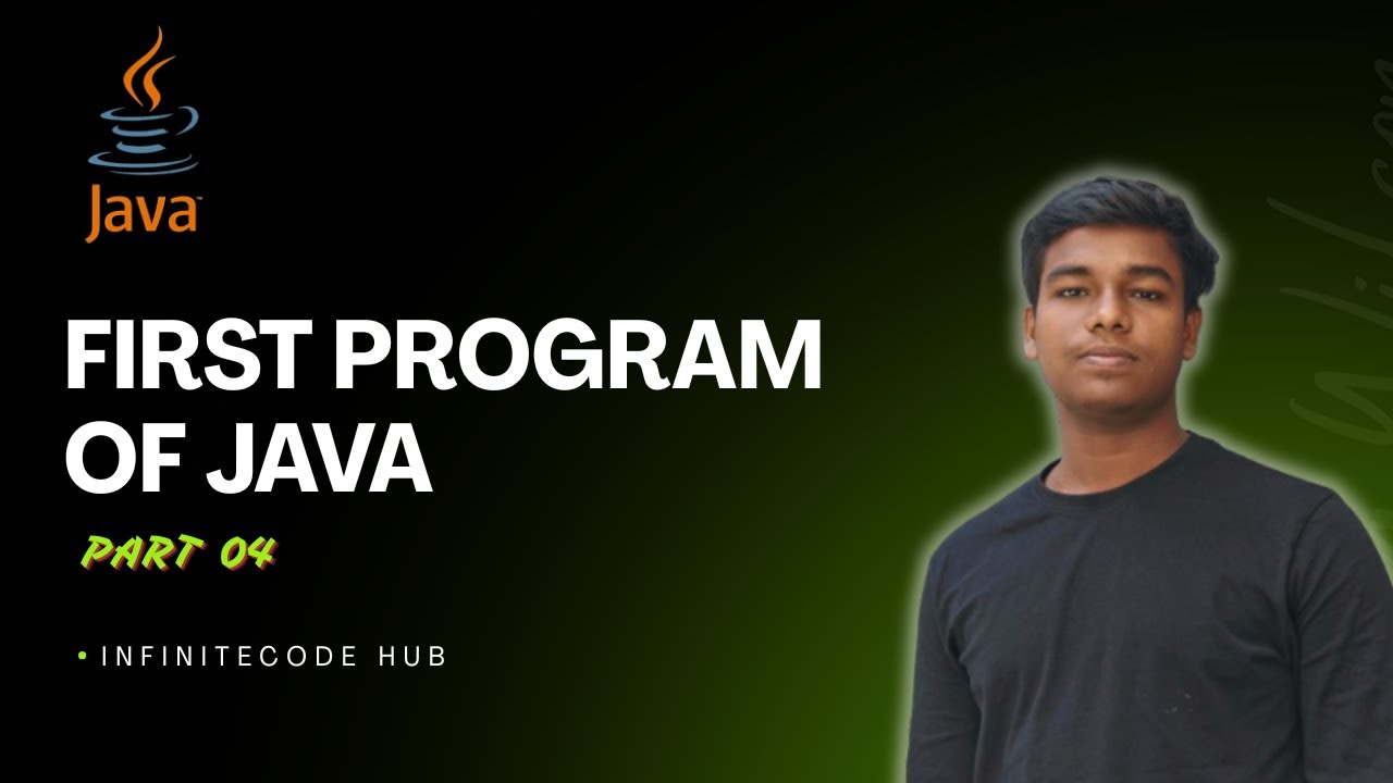 Java First Program | How to Write Hello World in Java | InfiniteCode Hub | DSA in java
