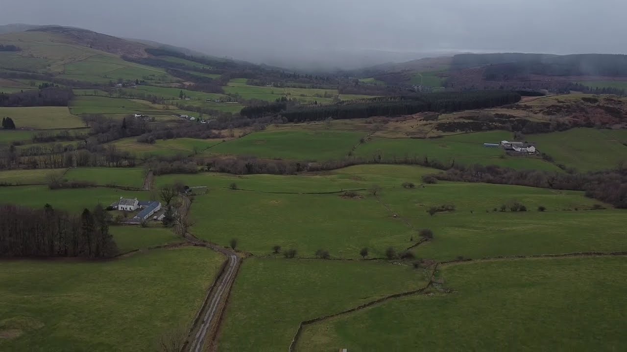 Droning on the Coffin Road watching snow roll in