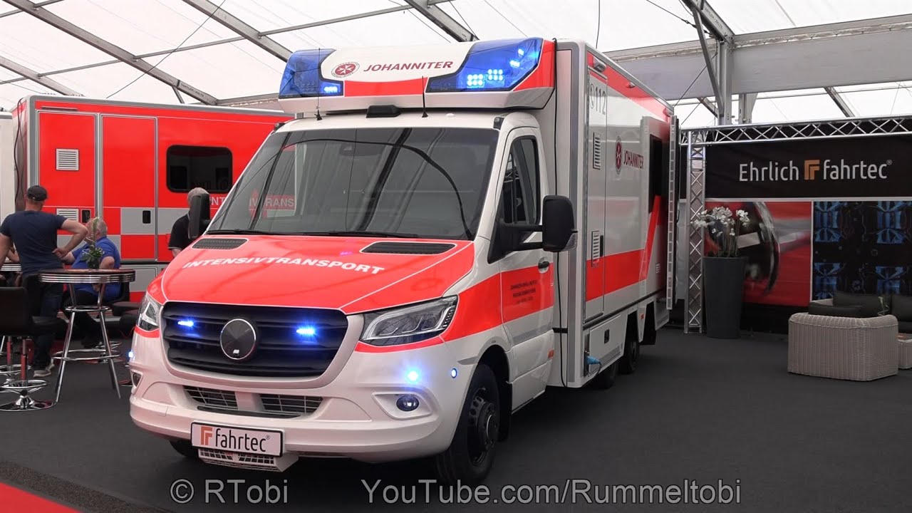 6x2 MICU - Essen St. John - exterior, light setup & interior - Fahrtec - Rettmobil 2022, Germany