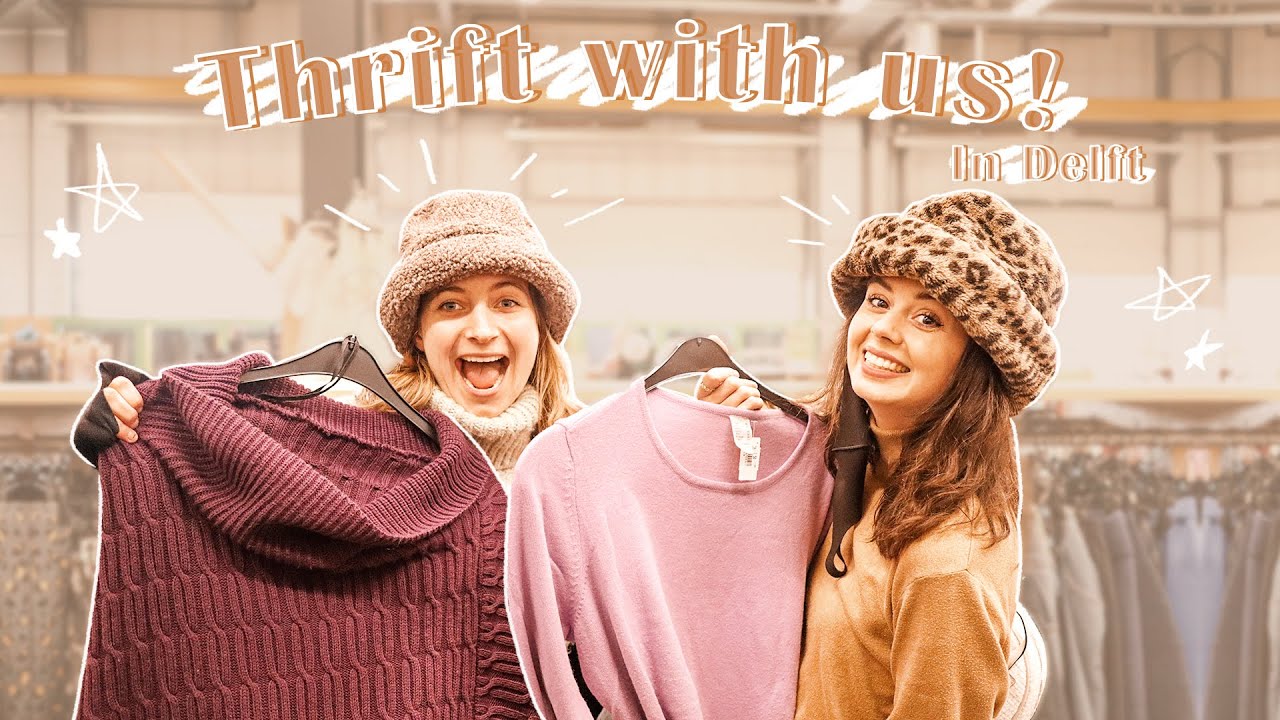 OUTFIT VOOR ELKAAR ZOEKEN IN DE KRINGLOOP CHALLANGE || THRIFT WITH US IN RATAPLAN DELFT