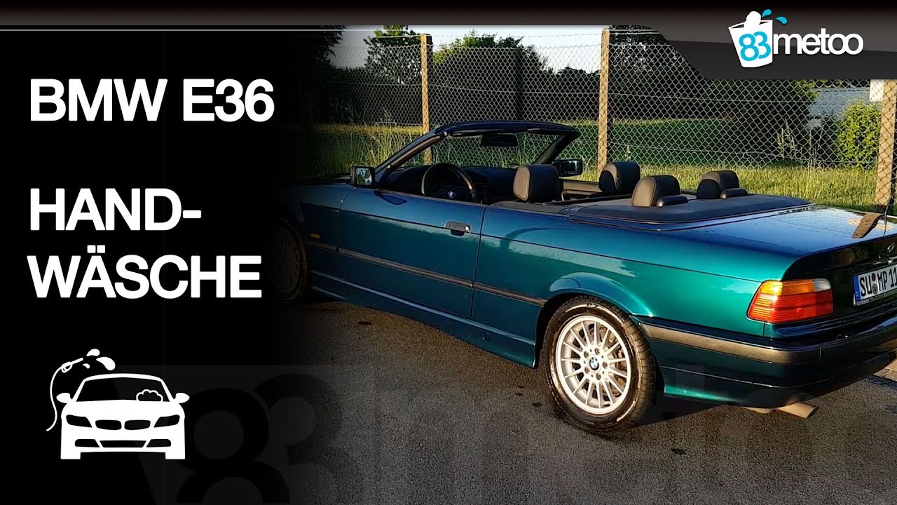 💦🚘 BMW E36 Cabrio Handwäsche| 💼 Meguiars Kit Detailing Bag| Meguiars Hot Shine Reflect Tire Shine