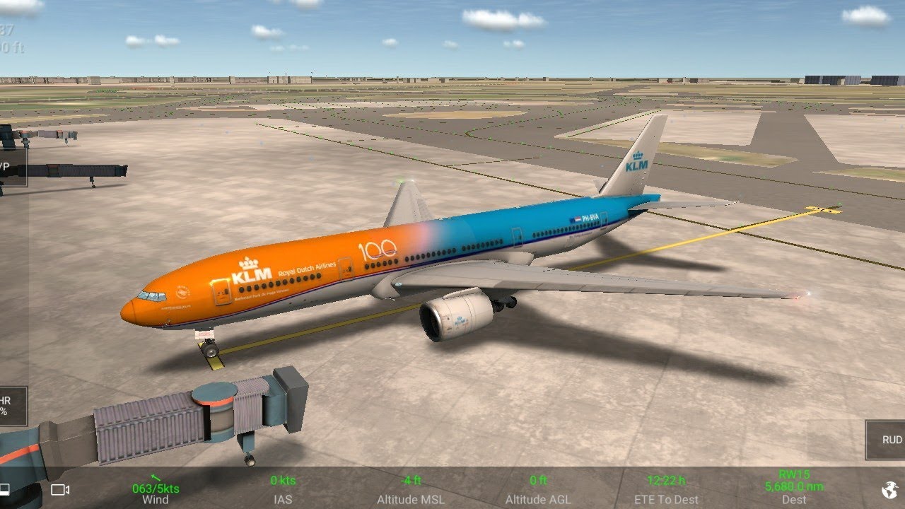 RFS ZUSCHAUERFLÜGE B777-200 KLM (Orange Pride) Amsterdam-Lima (12h 22min)