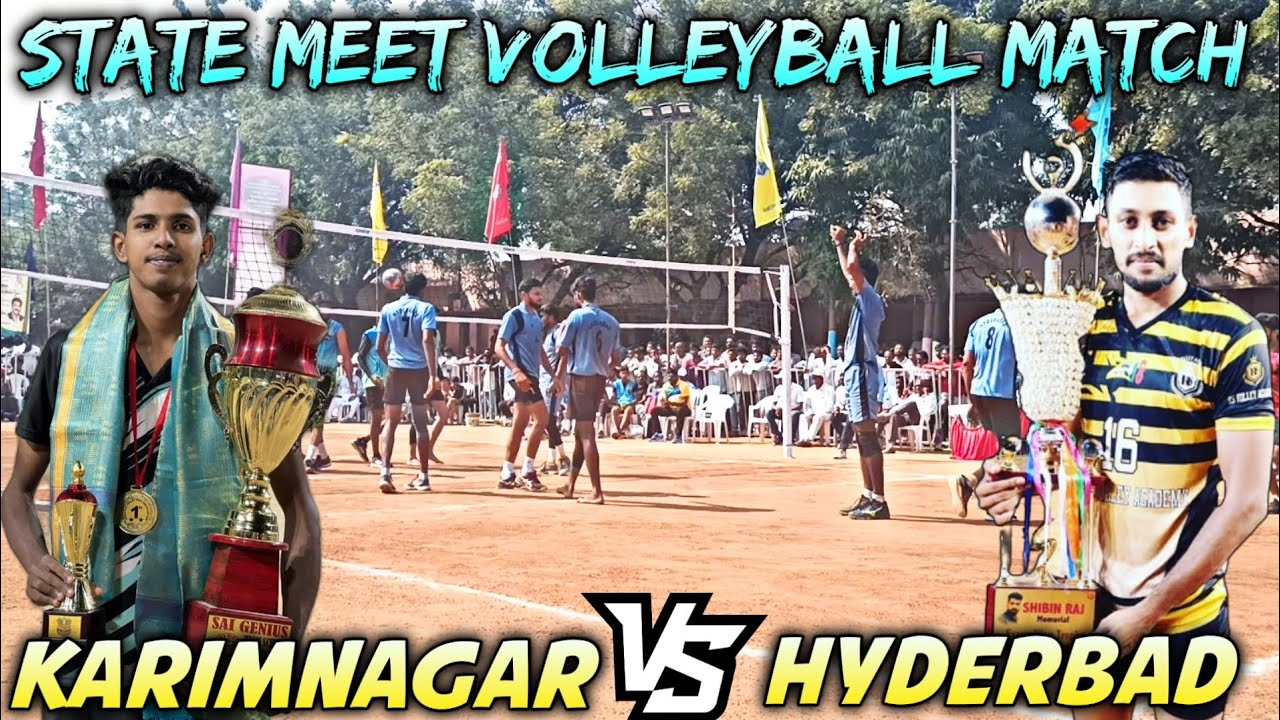 Statemeet Volleyball Match HYDERBAD vs KARIMNAGAR 3rd Set Match at Vemulawada Tournament #SportsAdda