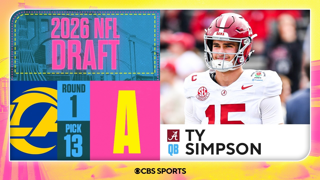 Rams select Ty Simpson No. 13 overall | 2026 NFL Draft Grades & Reaction