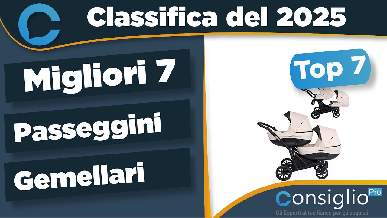 Migliori passeggini gemellari Qualità Prezzo 2025