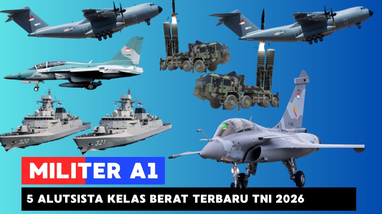 GENTARKAN DUNIA! 5 ALUTSISTA KELAS BERAT TERBARU TNI YANG AKAN TIBA TAHUN 2026 INI