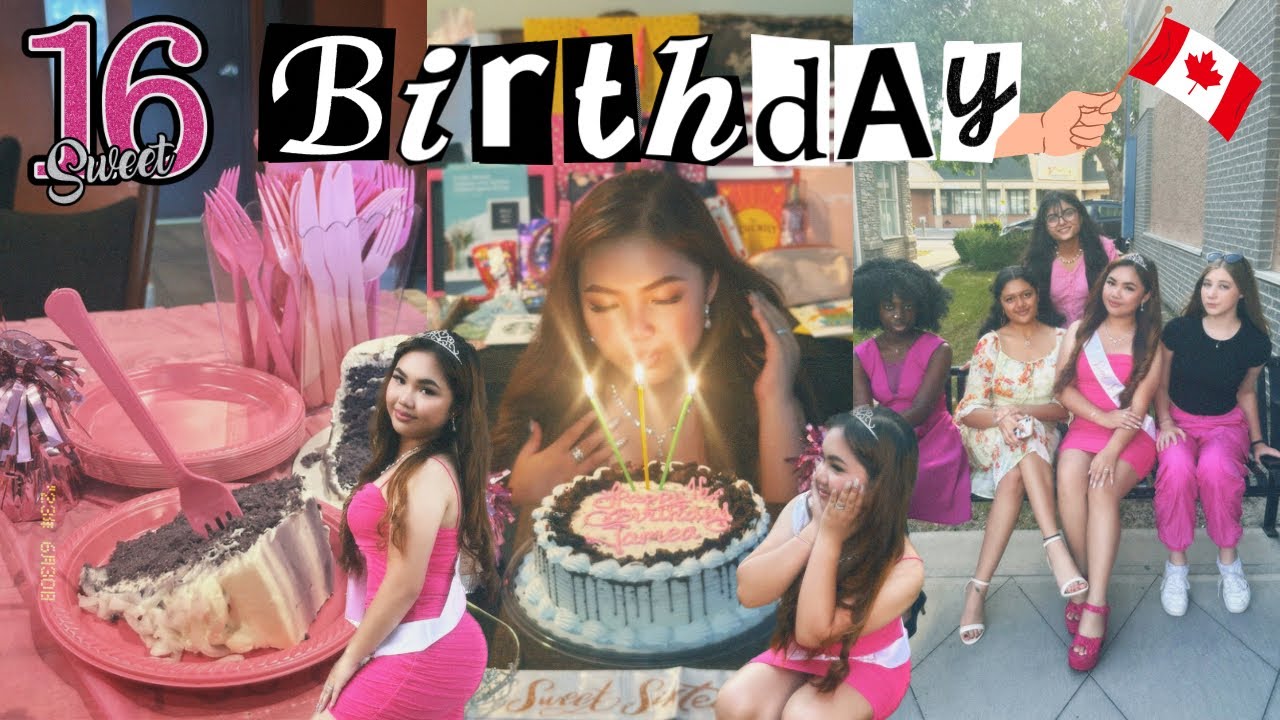 Sweet Sixteen Birthday Party 🎂 In Canada | Pink Mean Girls Theme 🎀 | Filipina in Canada 🇨🇦🇵🇭
